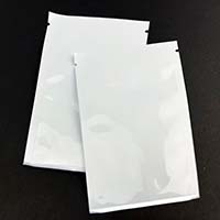 White printed on mylarfoil material for use in medical pouch packaging